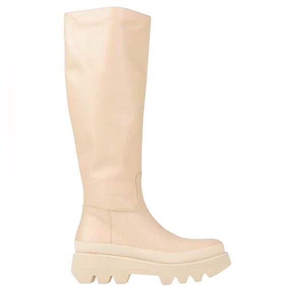Paloma Barceló Soft Leather Boots in cream 40 - Picture 1 of 12